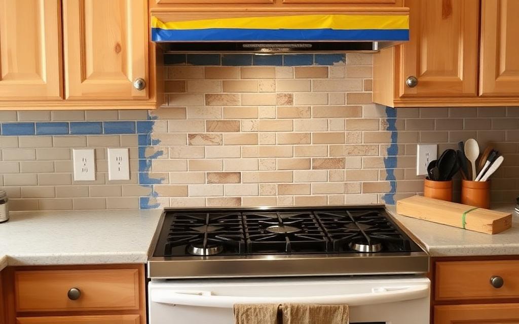 Kitchen refresh with updated cabinets and finishes