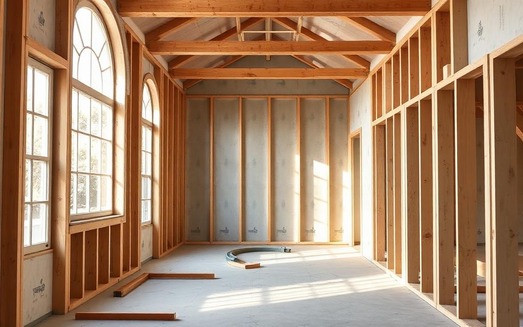 Whole-home remodel with new kitchen, flooring, and finishes underway